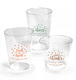 Personalized Confetti Dot Clear Plastic Cups Image 7 of 8